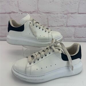 Alexander McQueen Oversized White and Black Sneakers Womens 38